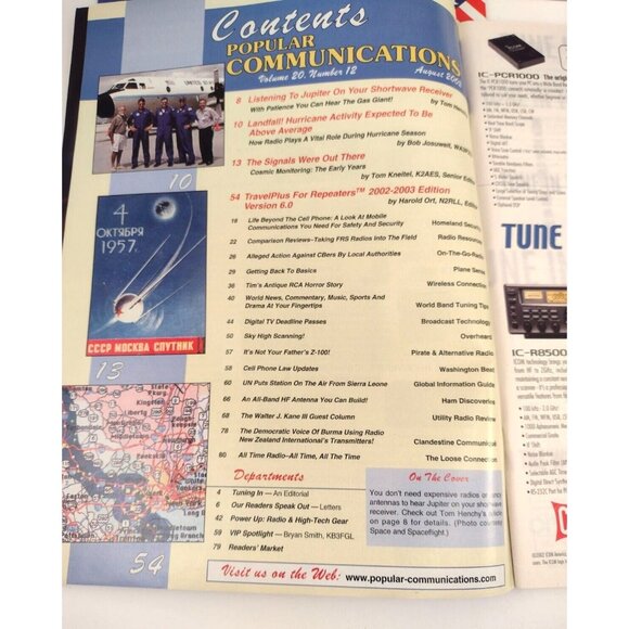 Popular Communications Magazine 2002 Lot of 5 Shortwave Radio Broadcasting Hobby - Picture 8 of 11